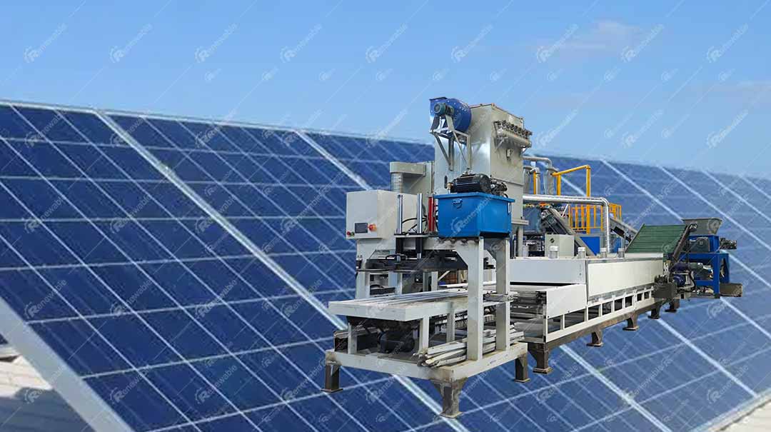 Application principle of waste photovoltaic panel recycling equipment